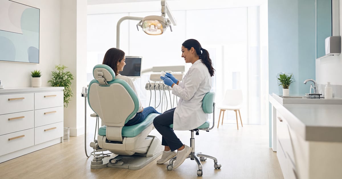 The sample 12D Dental website's share image.