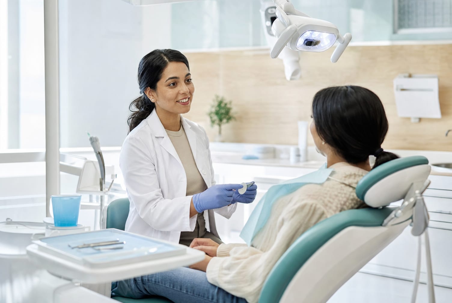 The reception area at 12D Dental.