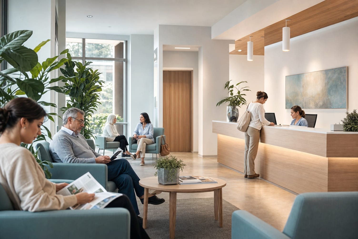 The 12D Clinic consultation room in Demo City