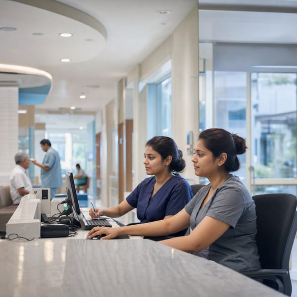 A patient waiting area.