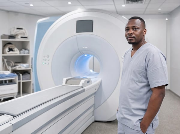 A diagnostics and imaging room.
