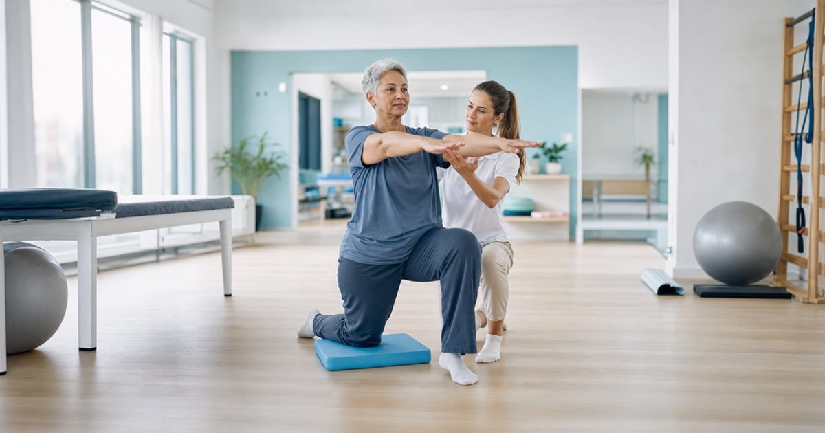 The sample 12D Physio website's share image.