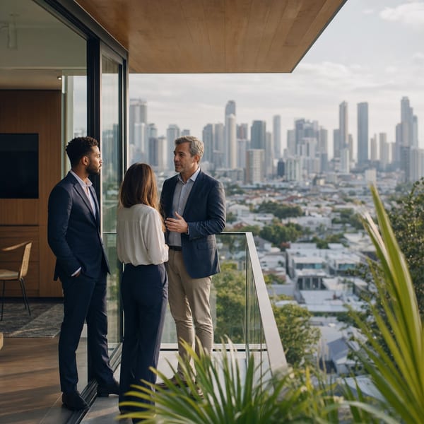 A sample apartment balcony view.